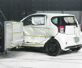 2013 Scion iQ IIHS Side Impact Crash Test Picture